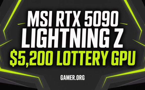 $5,200 MSI RTX 5090 Lightning Z: Specs, Power Draw, And Buyer Profile