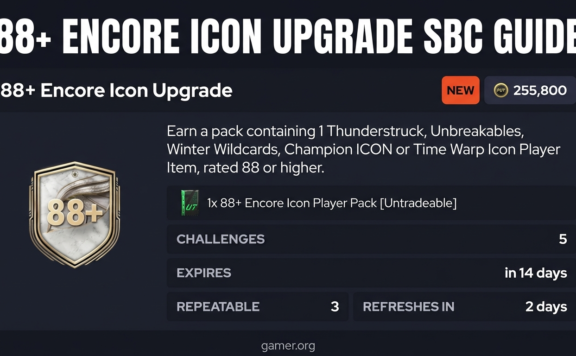 88+ Encore Icon Upgrade SBC | When to complete it, best fodder tips and Icon pool value for FC 26 players