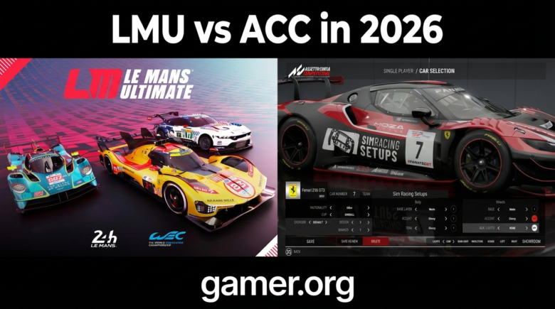 Le Mans Ultimate vs Assetto Corsa Competizione | GT3 drivers, WEC fans and ranked multiplayer players on PC looking for the best long-term sim in 2026 with real endurance grids and active support